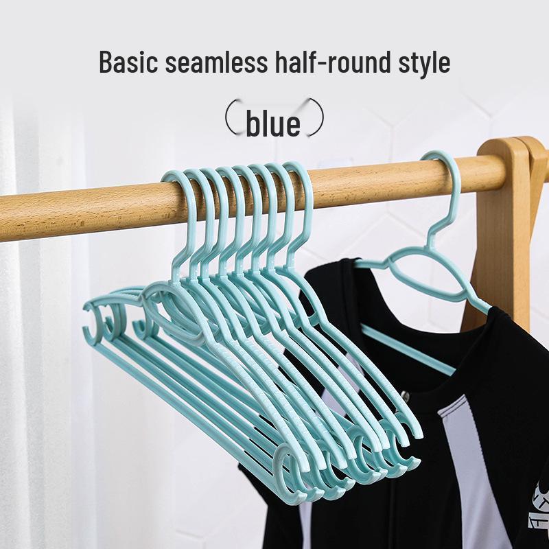 Non-Slip Wide Shoulder Plastic Clothes Hanger - Traceless, No Deformation, Ideal for Coat Drying