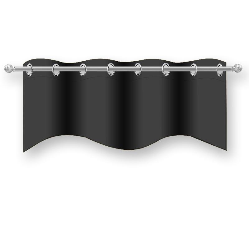 Finished Curtains Small Curtains Perforated Curtains Curtains High-Precision Solid Color Blackout Curtains