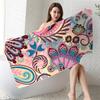 Bohemian Beach Towel Mandala Bath Towel Microfiber Vintage Exotic Floral Shower Quick Dry Swimming Cover Bathroom Sport Towel