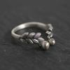 925 Sterling Silver Rings for Women Men Couple Minimalist Handmade Simple Wheat Ring Party Jewelry Gift Prevent Allergy