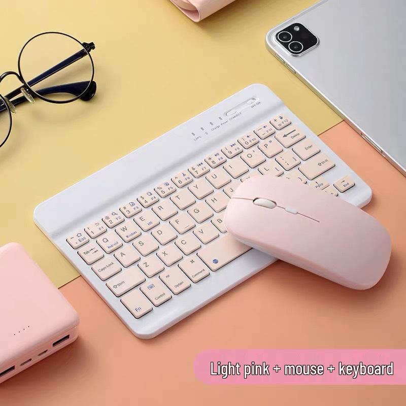 Universal Bluetooth Keyboard & Mouse Set for 8.3'' Tablets - Compatible with Apple iPad, Samsung, Xiaomi, Huawei Devices