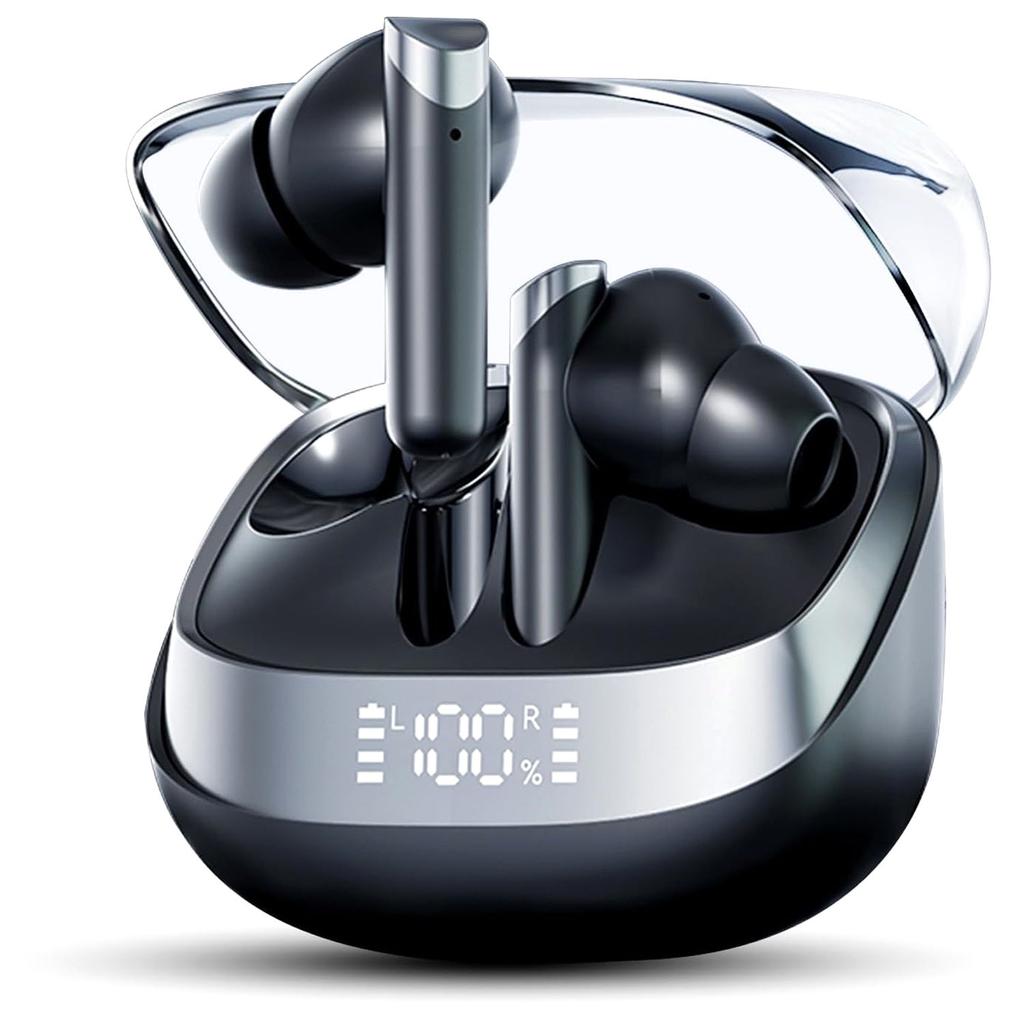 Ai Language Translator Earbuds 144 Languages Translate Bluetooth 5.4 Earphone Translation Headphones Wireless Headsets for Travel Business Learning