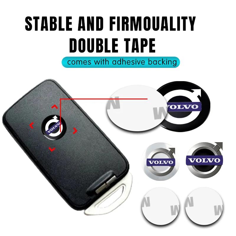 Autocolant Emblema Carcasă Cheie Telecomandă Mașină din Aluminiu 14mm Pentru Volvo S40 S60 S80 XC60 XC90 v70 S80L V6 v40 v50 850 c30 v60 s70 940 xc70