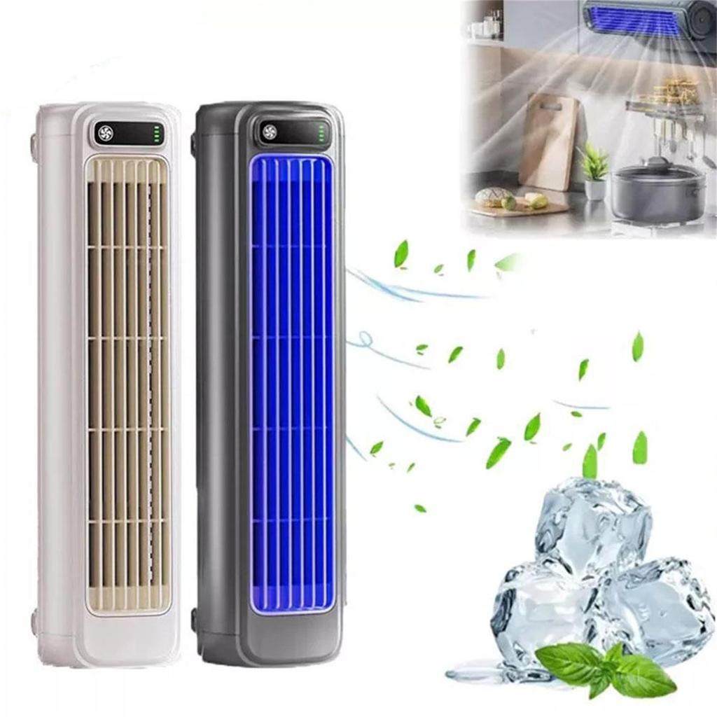Portable Fan, 3-speed Adjustable Fan, USB Rechargeable Portable Tower Fan Conditioner, 3D Circulating For Living Room, Bedroom