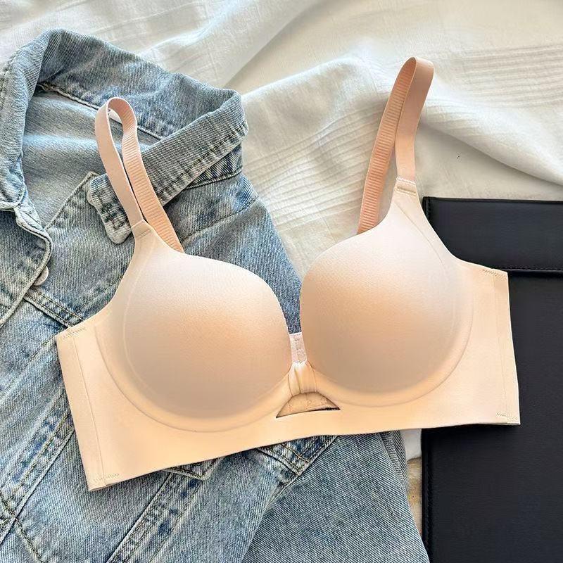 2025 Red Bridal Push-Up Bra: Anti-Sag Lift for Small Chest