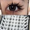 Little Genius Fox-Style Curly False Eyelashes - Natural Dense Daily Look