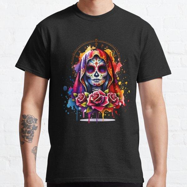 BEST SELLING Santa Muerte - Sacred Mexican NWT Art Classic T-Shirt S