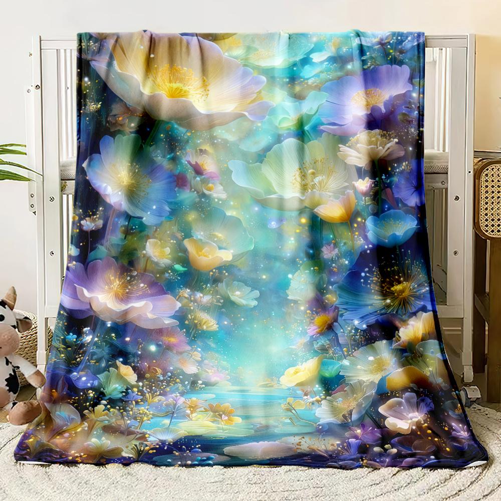 Dreamy Flannel Blanket Bedroom Blanket, Iving Room,sofa Blanket,student Nap,office Nap,camping Trip,children s Gift 130x150cm