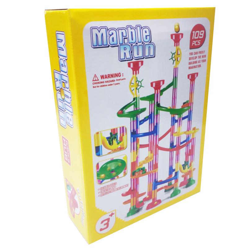 Early Childhood Maze Ball Track & Building Blocks Toy Set