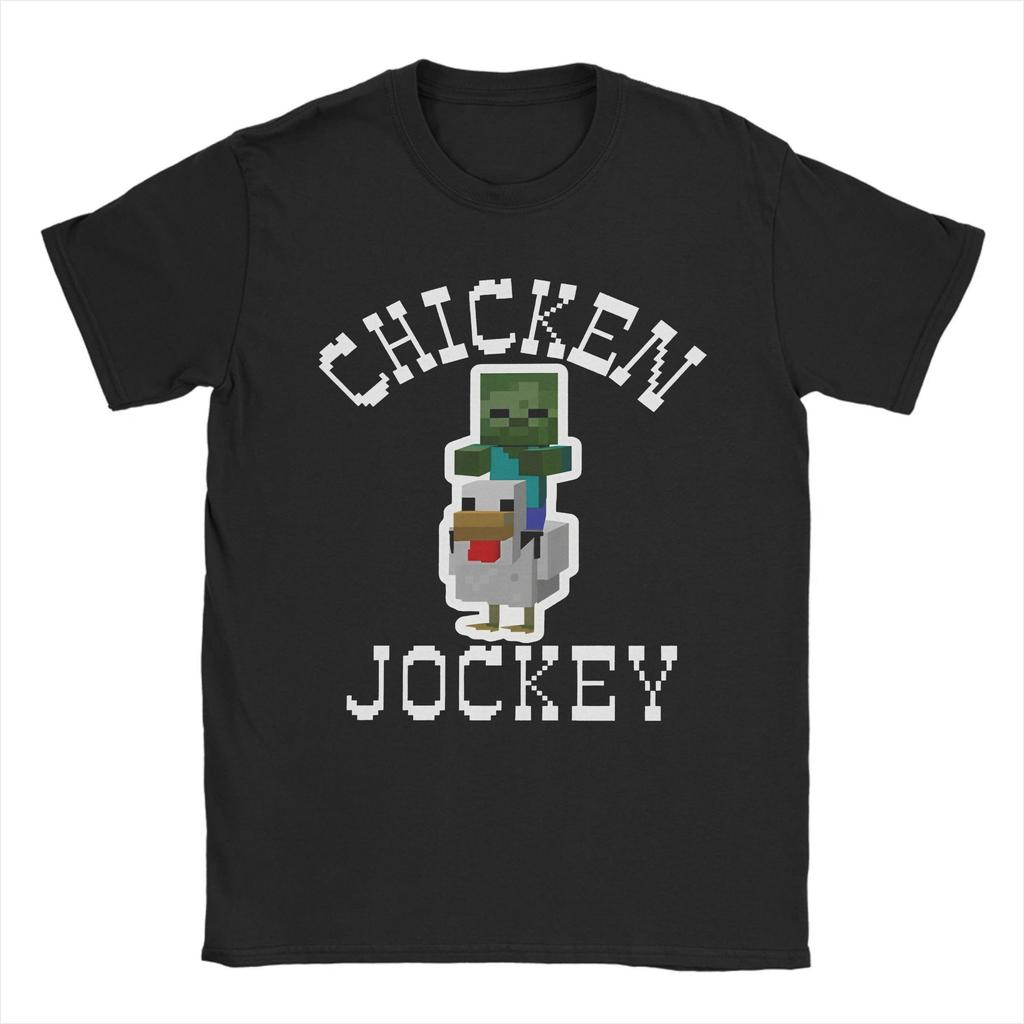 Printed Steve's Lava Chicken Pixel 2025 Movie T Shirt for Men Women 100% Cotton Tee Shirt Short Sleeve Clothing