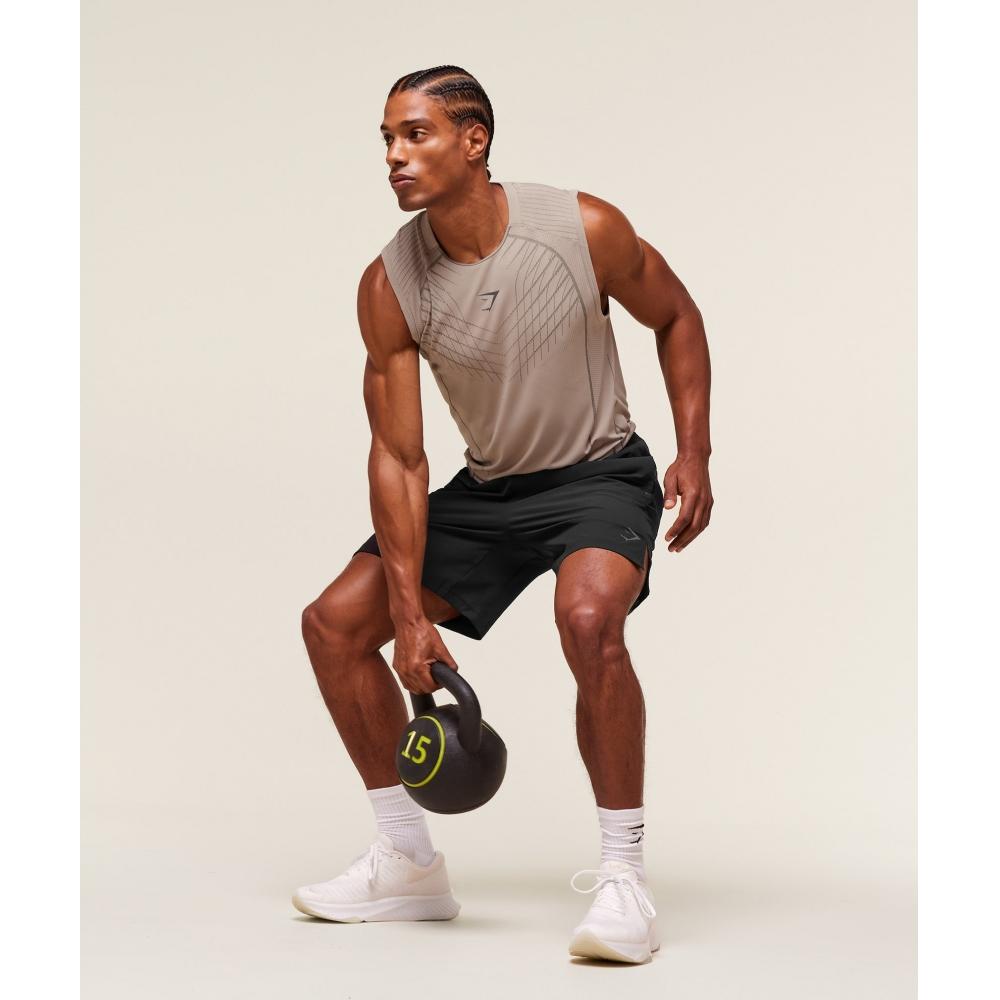 Gymshark Apex Seamless Tank Mushroom Grey Pitch Grey A2b4t Gdmt