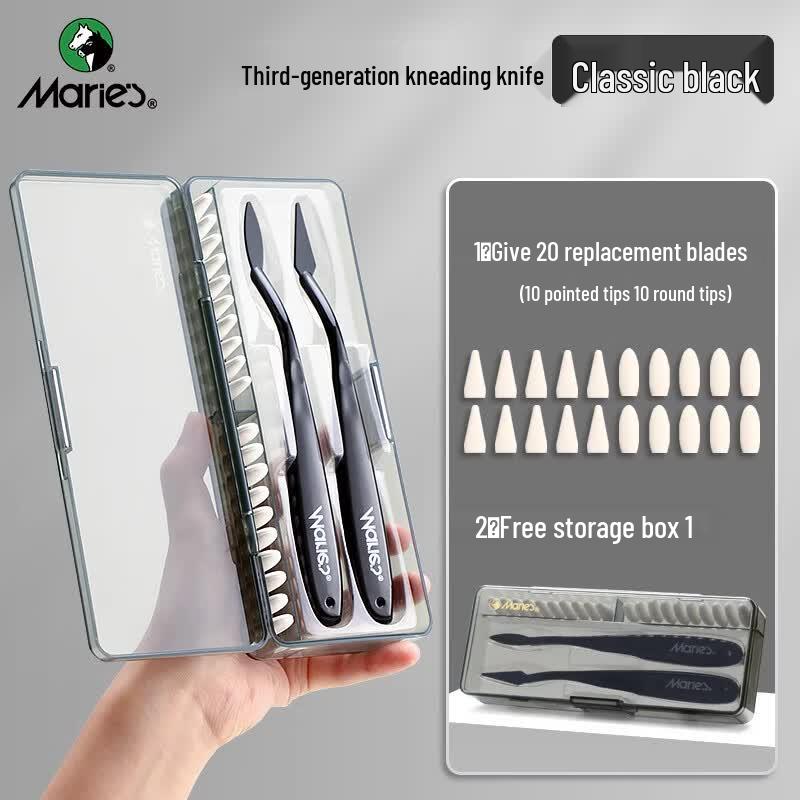 Mali Sketch Eraser Knife & Blending Tool with Replacement Heads