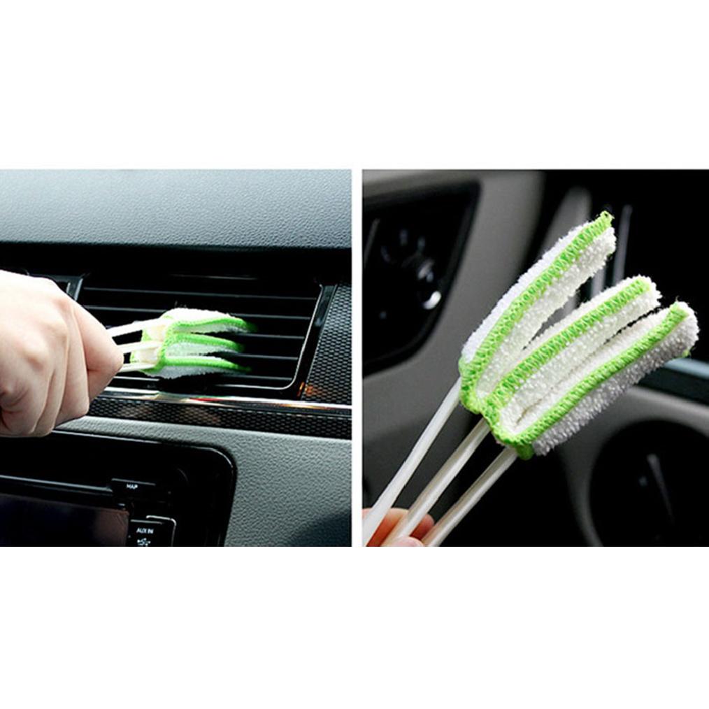 Car Cleaning Brush Plastic Air Conditioner Vent Cleaner Detailing Dust Removal Blinds Duster Outlet Brush Auto