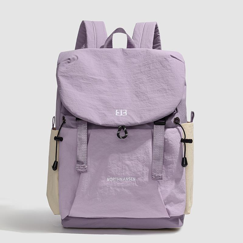Schoolbag New Travel Backpack Women's Simple Leisure Large Capacity Mountain Outdoor Hiking Light Backpack Men