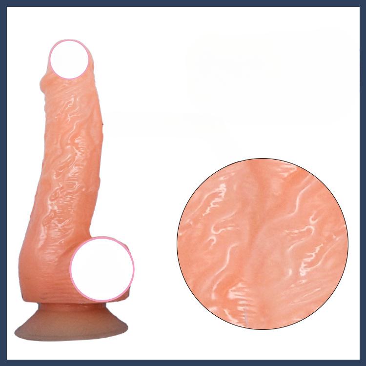 Realistic Dildo for Women - Soft Flesh-like Fake Penis with Suction Cup, Adult Sex Toy for Powerful Thrusting & Stimulation