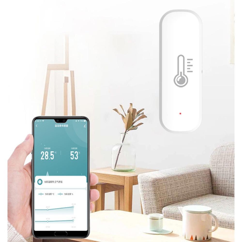 Detector Inteligent de Temperatură și Umiditate Tuya Wifi pentru Casă Interior Senzor Wireless Wifi de Temperatură și Umiditate