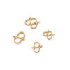 10Pcs Copper S-shaped/W-shaped Buckle Clasps For DIY Charms Jewelry Making