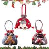 3pcs Christmas Gift Doll Bags Christmas Decoration Apple Candy Bag Small Christmas Gift Bags Santa Snowman Deer Doll Storage Bag Christmas Treat Bags