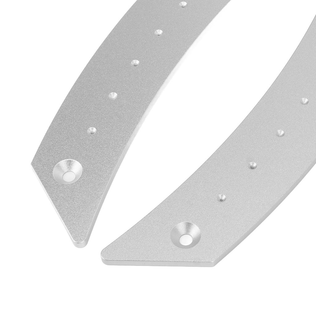 2pcs Door Panel Pull Handle Set Aluminium Alloy Labor Saving High Strength Rust Proof for Cars