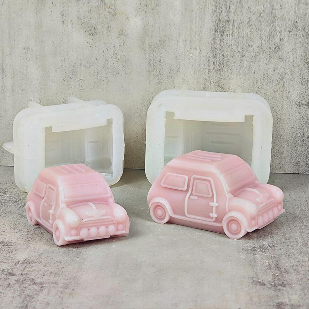 3D Bus Shaped Candle Mold Vintage Car Silicone Molds Aromatherapy Resin Gypsum Mold DIY Exploy Resin Mold Valentines Day
