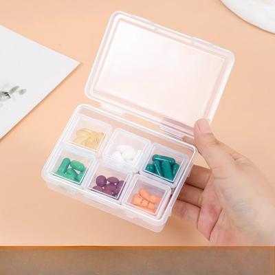 Petite Boîte à Médicaments Boîte d'Emballage de Médicaments Portable Mini Boîte Scellée Boîte de Classification et de Rangement Portable