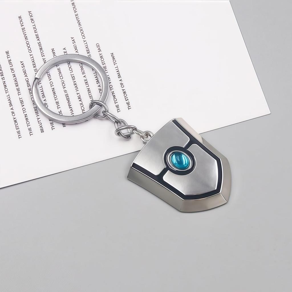 The Rising of the Shield Hero Naofumi Iwatani Schild Schlüsselanhänger Requisit Ausrüstung Cosplay Zubehör Artikel für Fotografie Souvenir Geschenk [Sizuuenn]