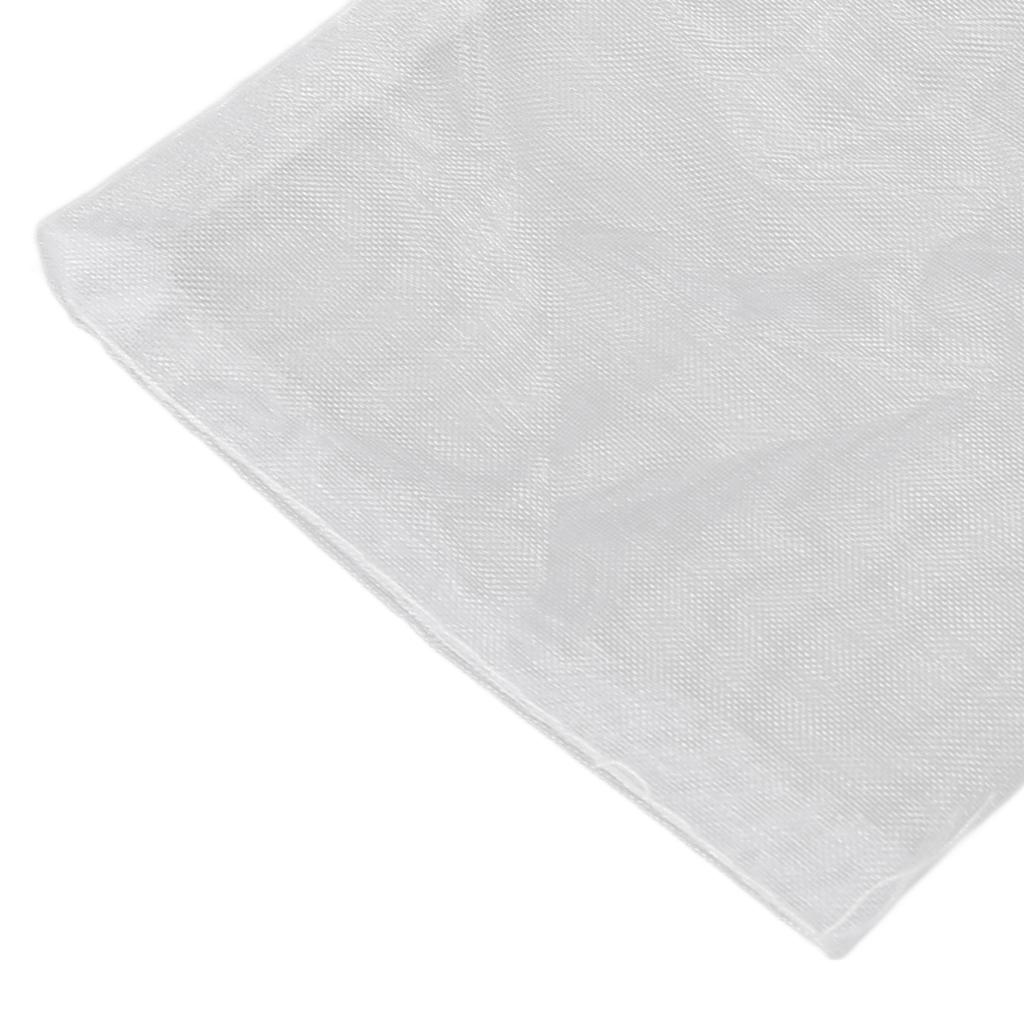 100 szt. Małe siateczkowe woreczki ze sznurkiem Przezroczyste organzowe woreczki na cukierki ślub biżuterię białe