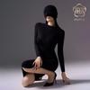 Velvet One-Piece Long Dress Stockings Five-Finger Head Cover Skinny Hip Skirtcossexy Women'S Body Plus Size Dress
