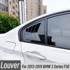 For 2013-2019 BMW 3 Series F30 318i 320i 325i Rear Window Side Vent Shutter Louver Cover Trim Sticker Car Tuning Accessories