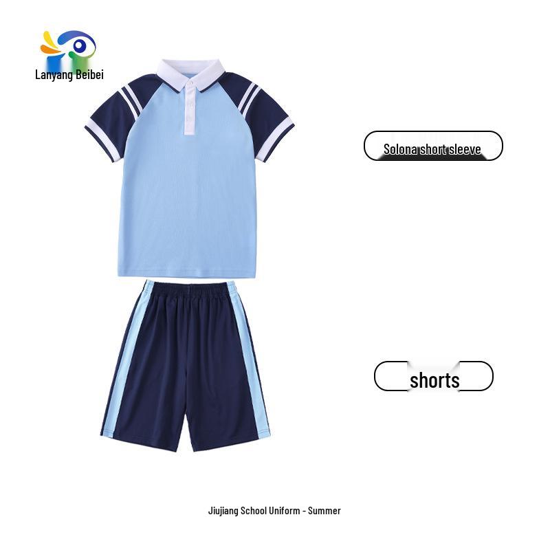 Jiangxi Jiujiang Primary and Secondary School Spring/Autumn Uniform: Long-Sleeved Jacket & Trousers for High School Students
