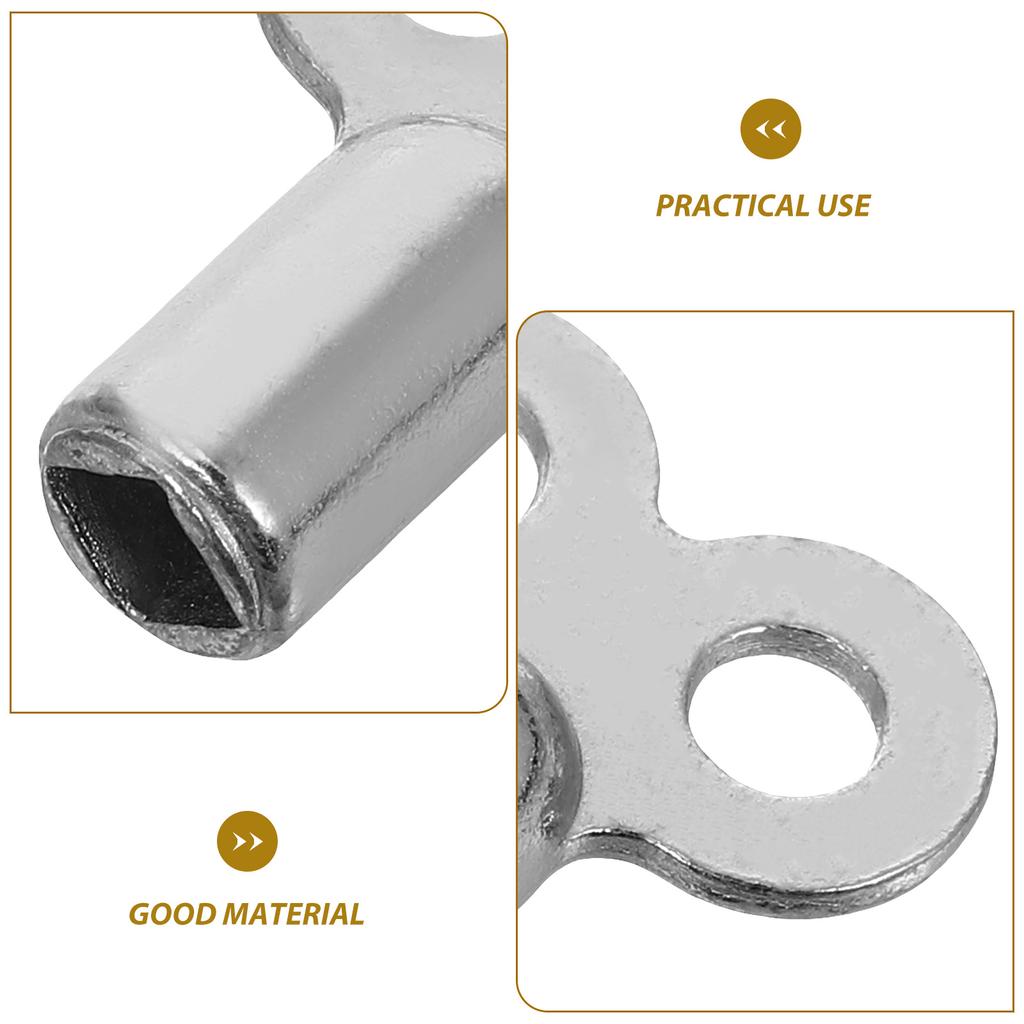 6/8pcs  Radiator Valve Key Faucet Keys Radiator Water Tap Plumbing Bleeder Key Air Vent Central Heating Tool Radiators Bleeding