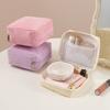 Porte-serviettes hygiéniques Sac de rangement de voyage avec fermeture éclair Pochette compacte Discrète pour femmes Organisateur de produits d'hygiène féminine Étui portable Réutilisable
