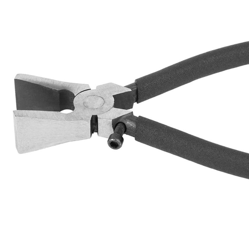 Black Flat Nose Plier Wire Drawing Pliers Jewelry Making Wire Bending Warpping Shaping Handcraft Making Repair Tool