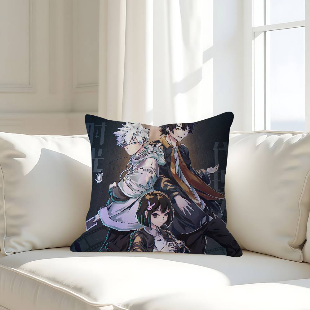 L-Link Anime ClickS Pillow Case Removable Washable Cushion Cover – All-Season Soft Linen
