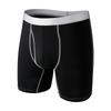 Men's Long Leg Boxer Shorts Ice Silk Sexy U Open Penis Pouch Sports Underwear EUR Size Panties Breathable Male Underpants