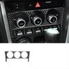 Carbon Fiber Console AC Control Panel Cover For Toyota 86 Subaru BRZ 2017-