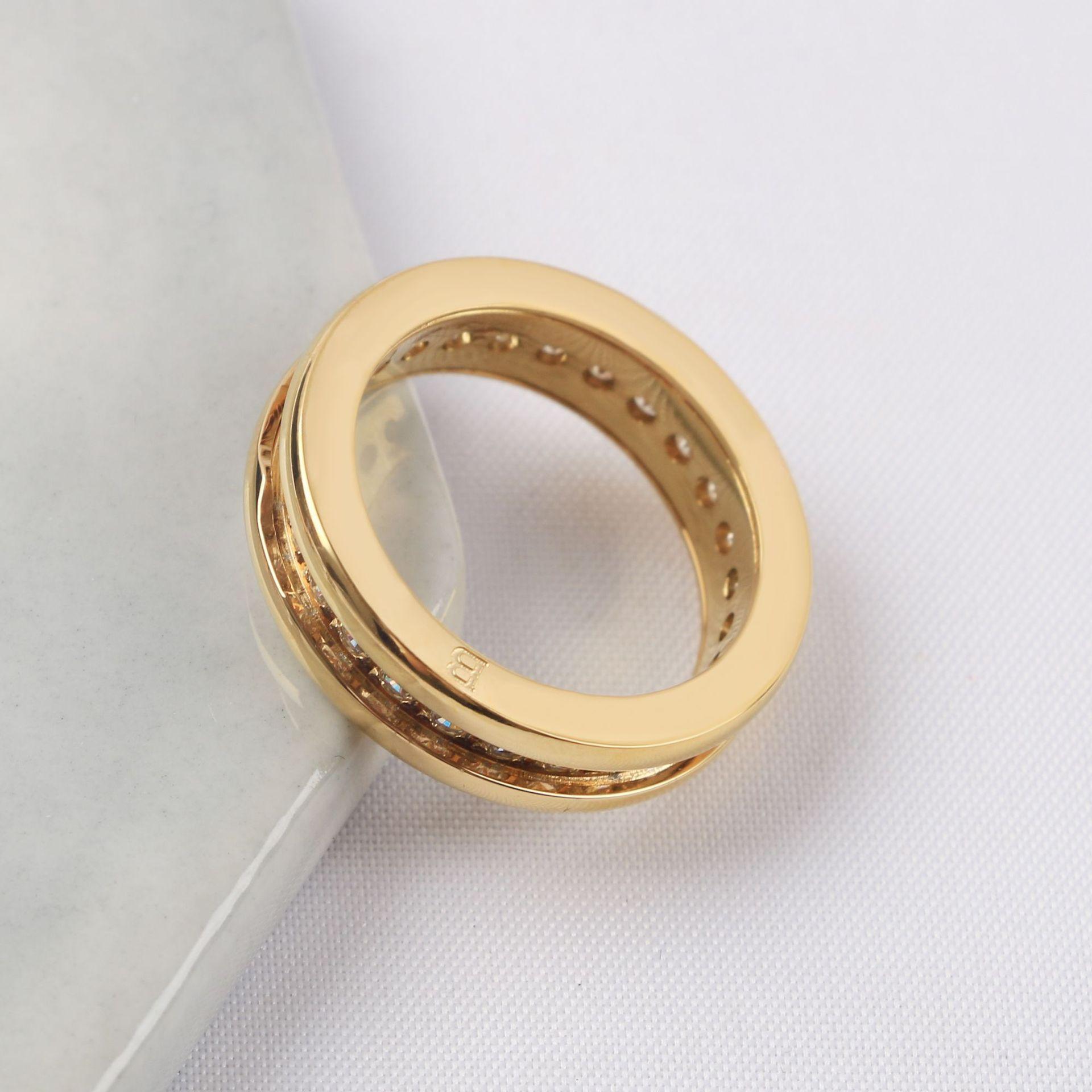 

Кольцо Парное Кольцо Полное Бриллиантовое Кольцо для Мужчин и Женщин No. 11