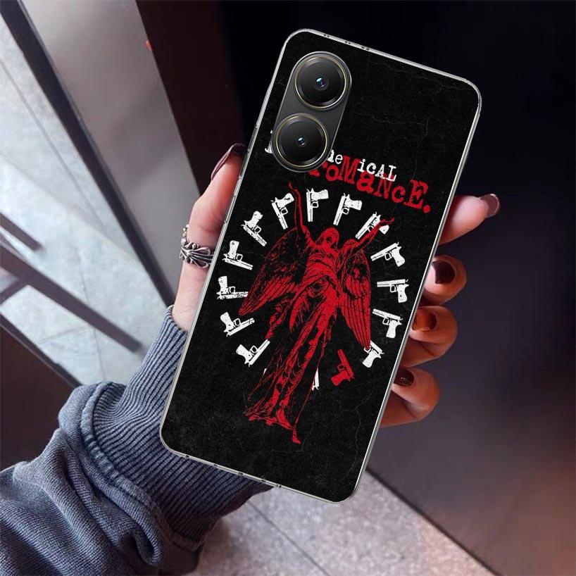 My Chemical Romance MCR Phone Case For Xiaomi Poco X5 X6 X7 Pro F7 Ultra M7 Redmi 15C 15 13C 13 12C 12 10 10C 10A 9 9C 9T 9A Cov