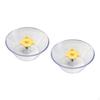 2Pcs Range Hood Oil Cups Catcher Box Easy To Clean Round Transparent Reusable Collector Kitchen