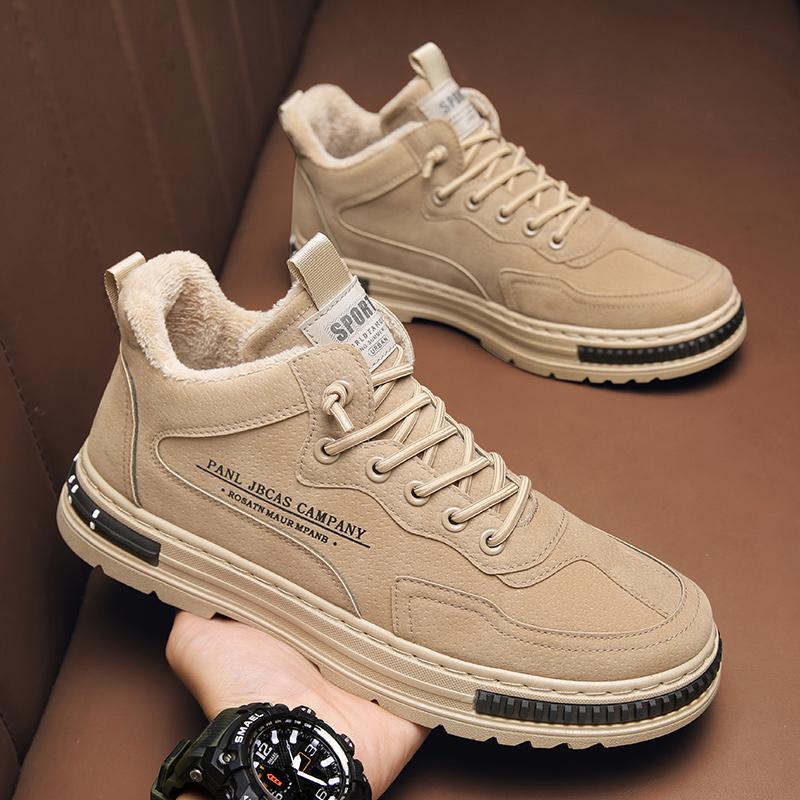 

Нова мода осінь і зима Чоловічі низькі чоботи Мартін Студенти Чоловічі Хлопчики В тренді Робоче взуття з м’якою підошвою Охорона праці Кросівки Мартін 44 хакі