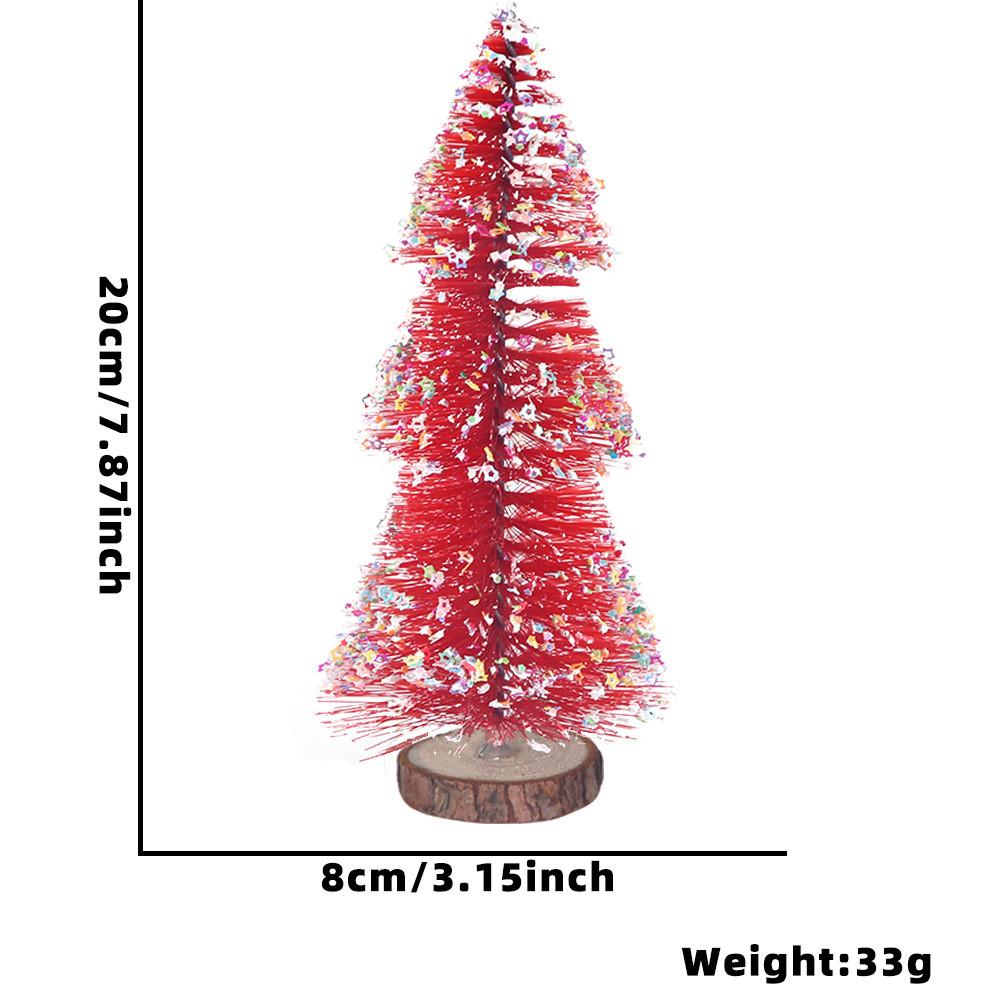 Mini Christmas Elegant Tree Decor Charming Star Shape Design Tabletop Display For Joy Holiday