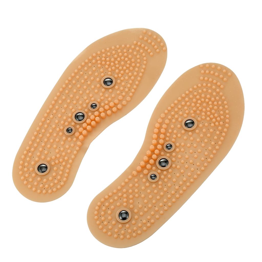 Shoes Comfort Pads Magnetic Therapy Magnet Health Care Foot Massage Insoles (3540(CN))