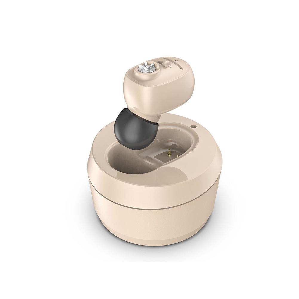 

Мини-перезаряжаемые слуховые аппараты, цифровой слуховой аппарат, усилитель звука для глухих пожилых людей, высокая мощность шумоподавления жёлтый