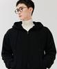 Chasecult Unisex Boa Lined Zip-Up Hoodie - Black