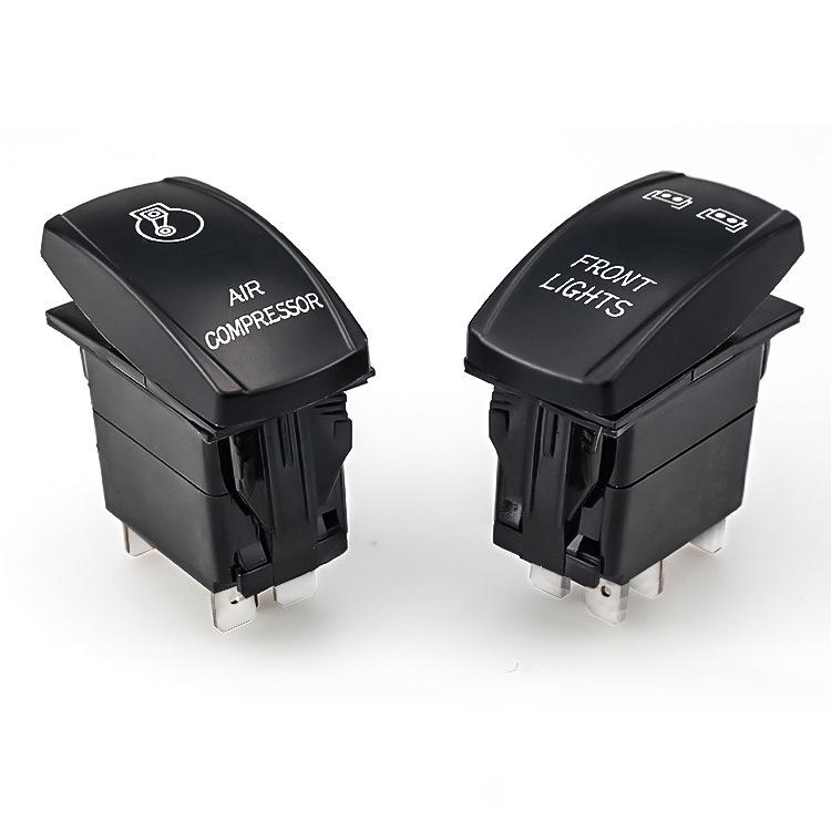 15A 24V LED Doppel-Licht Wippschalter für Yacht-, Bus- und Reisebus-Umbau