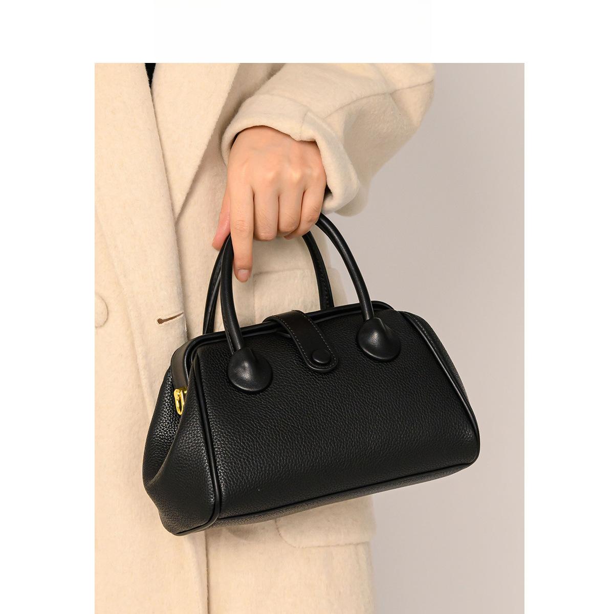 

Handbags, Niche Pillow Bags, Soft Leather Large-capacity Mom Bags, Clip Bags