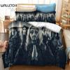 3D Print Powerwolf Metal Band Bedding Set Double Twin King Duvet Cover Comforter Pillowcase Boys Girls Adults Bedroom