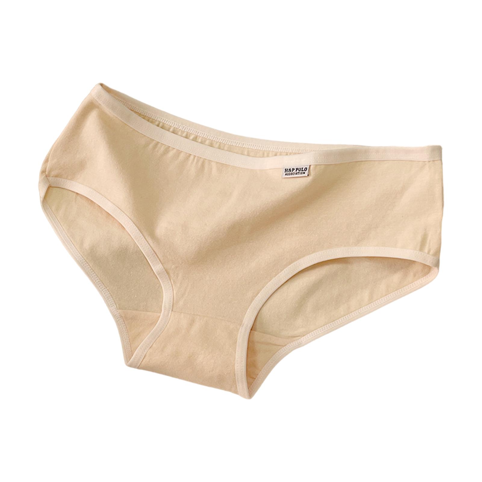 

Comfortable 100 Cotton Women Panties Hygienic Individual Size Briefs MULTIPLE COLORS USES Underwear