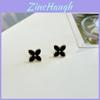 Cartoon Character Four Leaf Clover Ear Earrings For Birthdays And Parties
