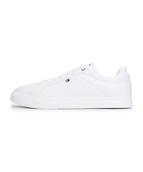 Tommy Hilfiger Icon Court Banding Light Sneakers - White (T52G0Ars100Mt1Ybs)